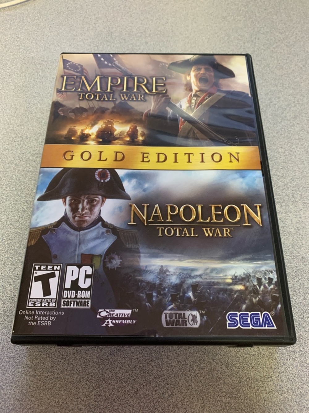Empire: Total War & Napoleon: Total War Gold Edition - PC CIB complete with maps